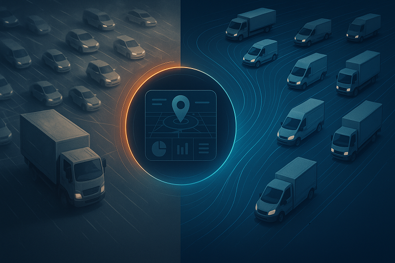 Revolučné riadenie flotily s platformou sledovania GPS na koncerte